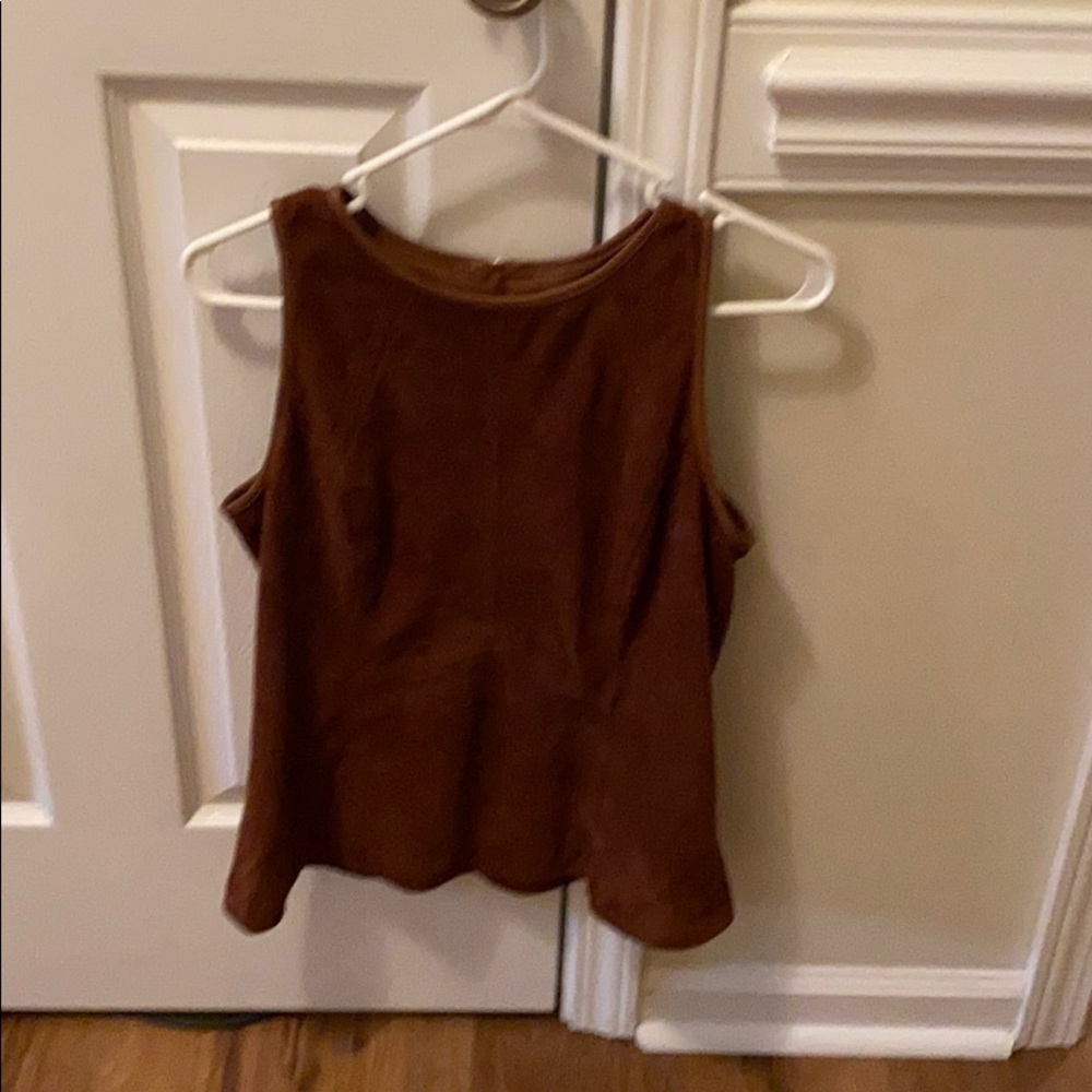 Suede shirt